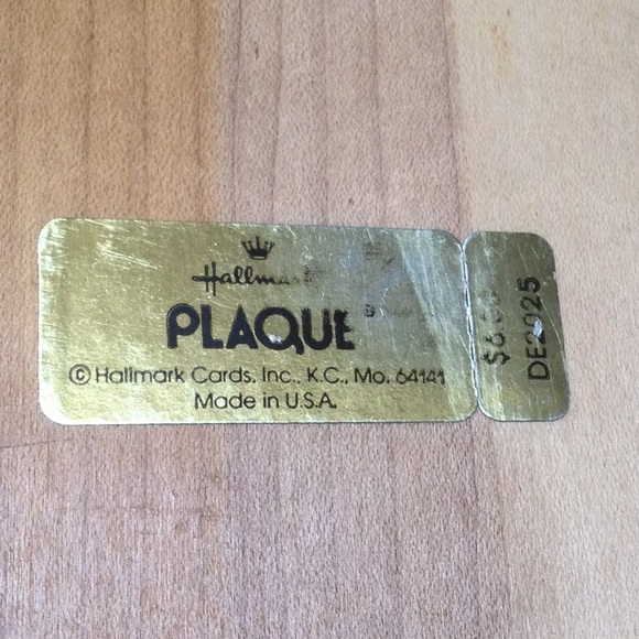 Hallmark Wooden Plaque Made in U.S.A. Friends - Picture 4 of 4